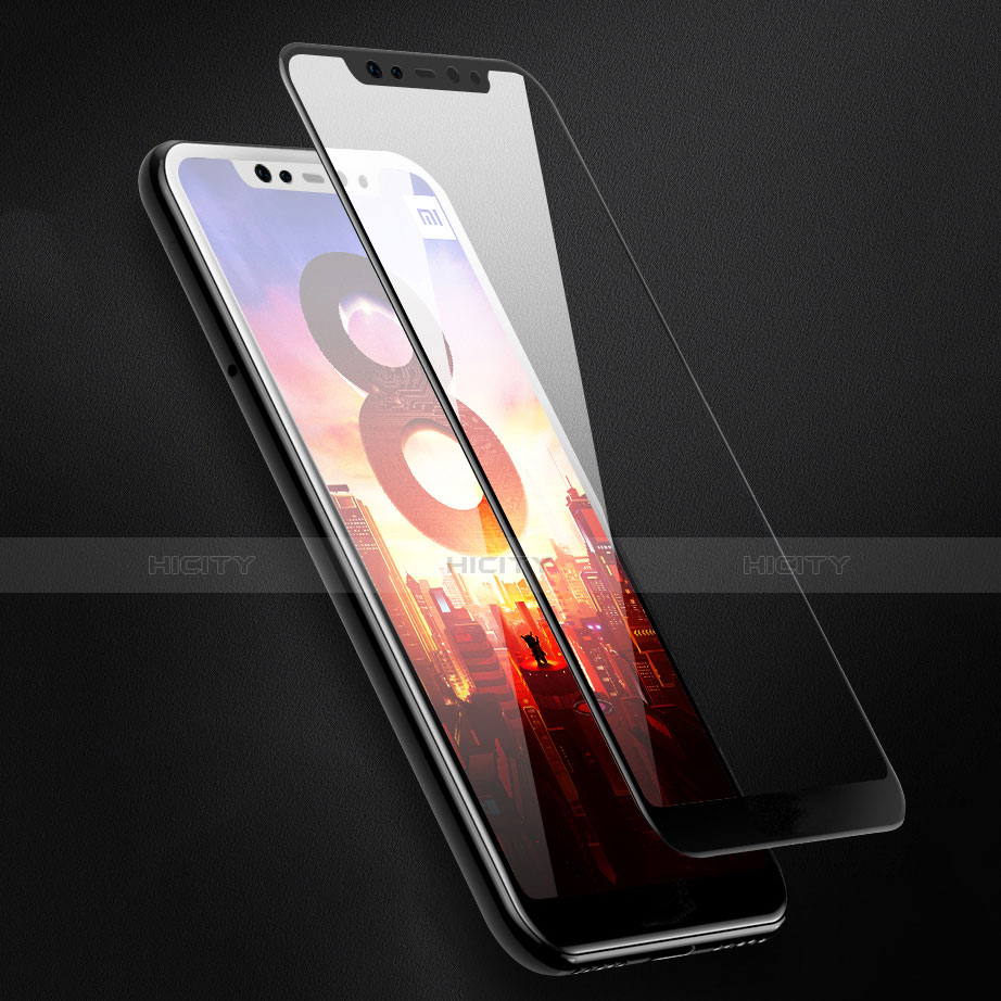 Film Protecteur d'Ecran Verre Trempe Integrale F18 pour Xiaomi Mi 8 Noir Plus