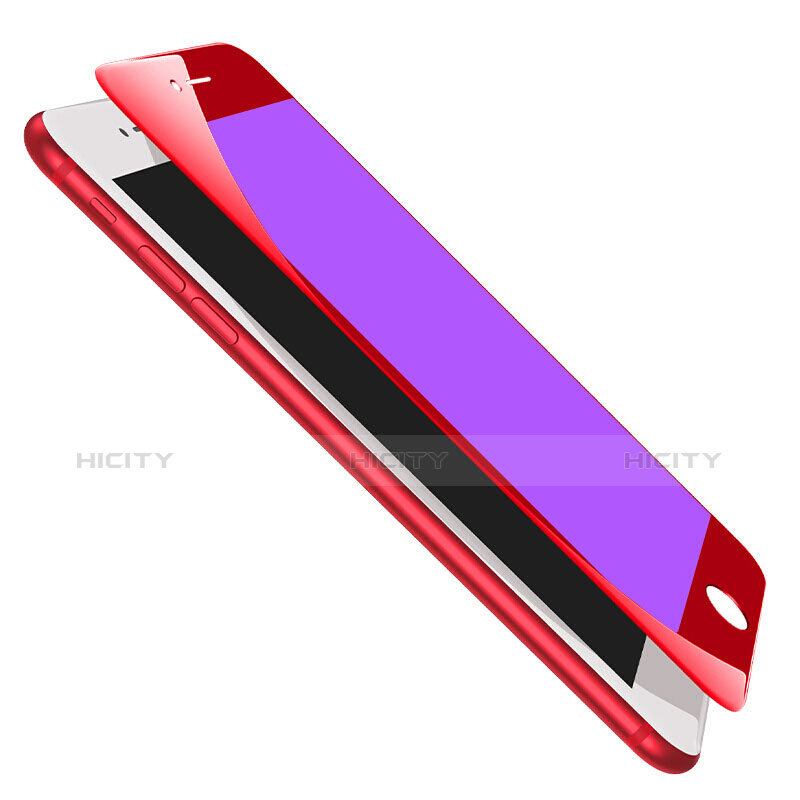 Film Protecteur d'Ecran Verre Trempe Integrale F20 pour Apple iPhone 7 Plus Rouge Plus