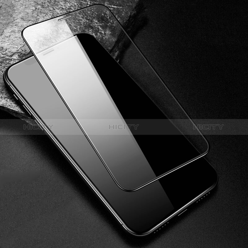 Film Protecteur d'Ecran Verre Trempe Integrale F21 pour Apple iPhone X Noir Plus