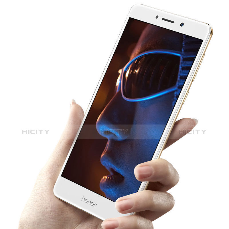 Film Protecteur d'Ecran Verre Trempe Integrale pour Huawei Honor 6X Pro Blanc Plus
