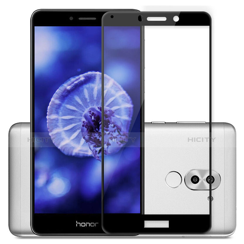 Film Protecteur d'Ecran Verre Trempe Integrale pour Huawei Honor 6X Pro Noir Plus