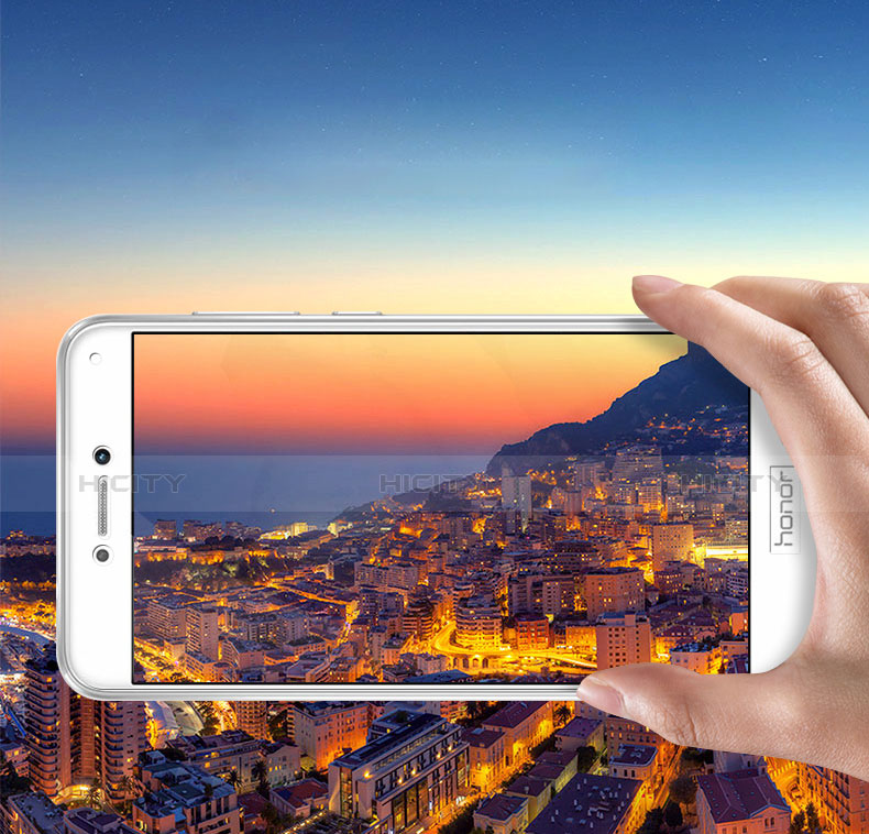 Film Protecteur d'Ecran Verre Trempe Integrale pour Huawei Honor 8 Lite Blanc Plus