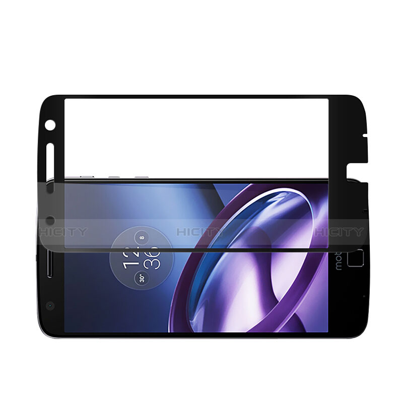 Film Protecteur d'Ecran Verre Trempe Integrale pour Motorola Moto Z Noir Plus