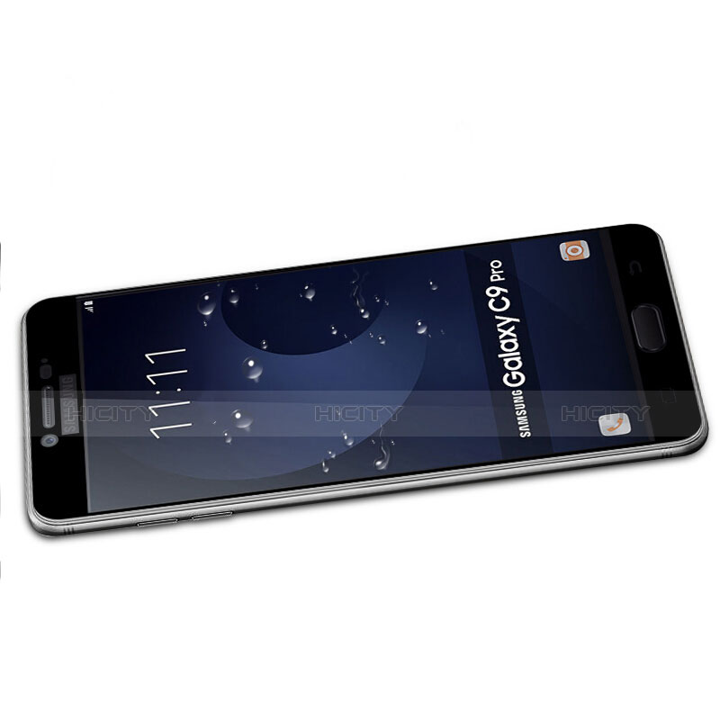Film Protecteur d'Ecran Verre Trempe Integrale pour Samsung Galaxy C9 Pro C9000 Noir Plus