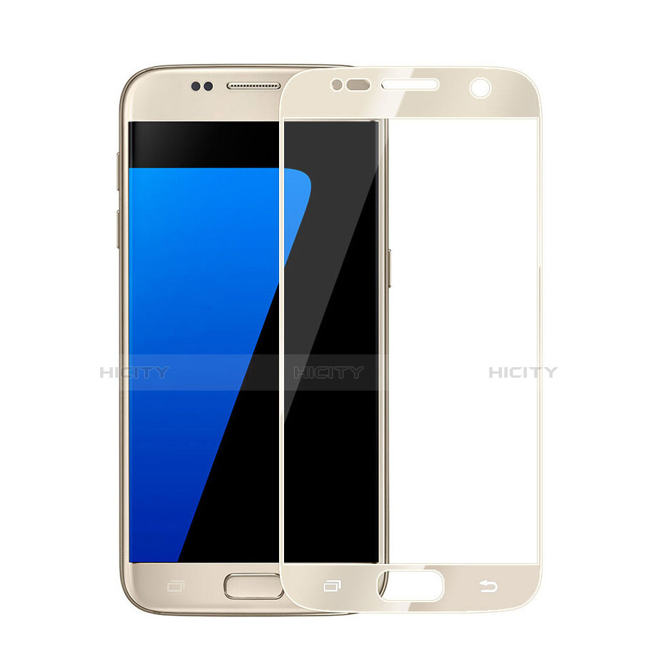 Film Protecteur d'Ecran Verre Trempe Integrale pour Samsung Galaxy S6 SM-G920 Or Plus