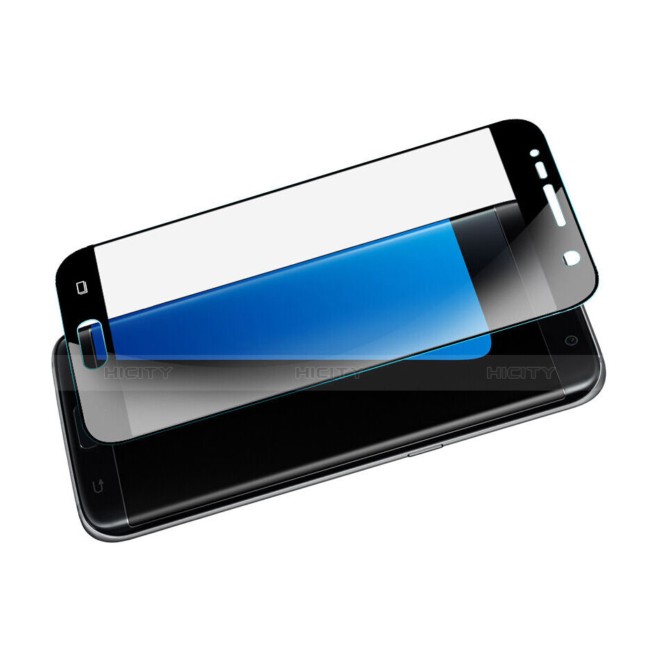 Film Protecteur d'Ecran Verre Trempe Integrale pour Samsung Galaxy S7 G930F G930FD Noir Plus