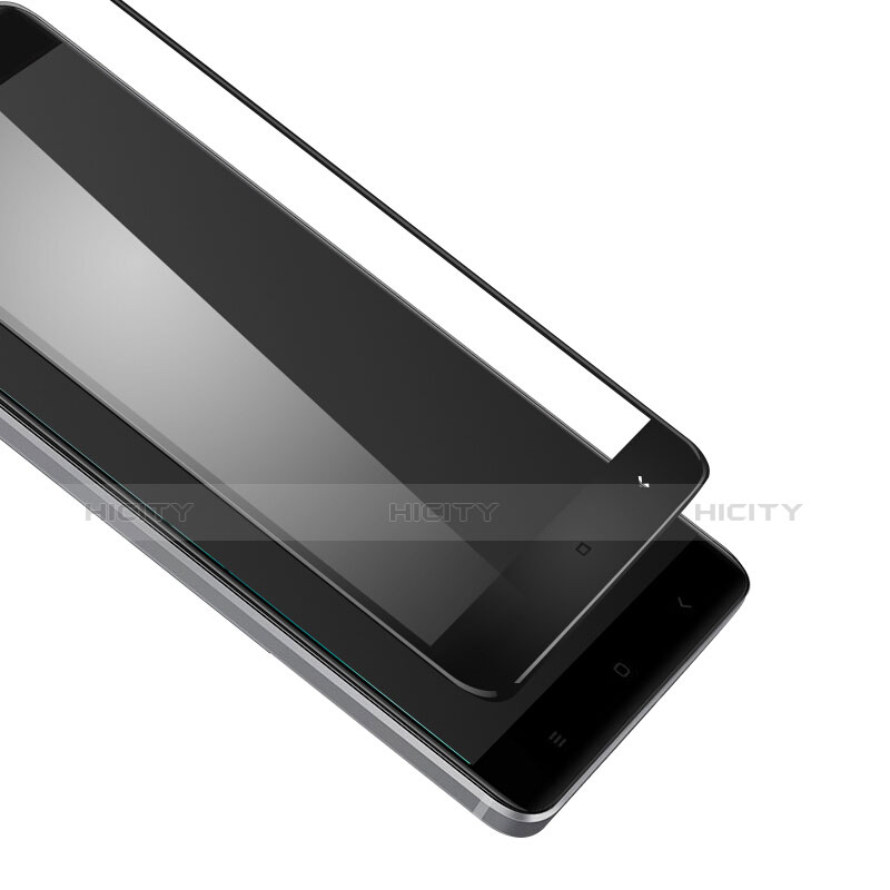 Film Protecteur d'Ecran Verre Trempe Integrale pour Xiaomi Redmi Note 4X High Edition Noir Plus