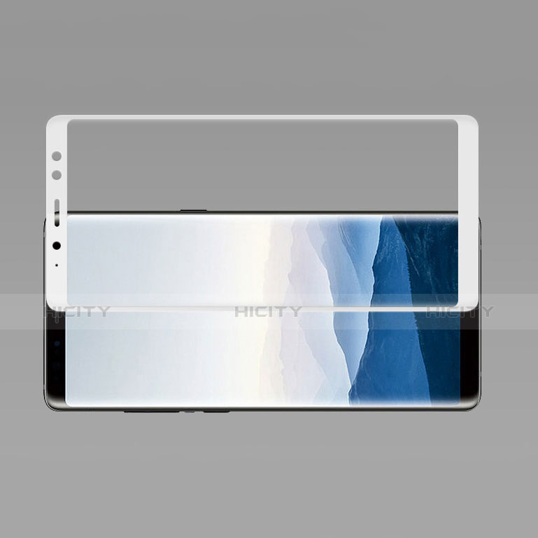 Film Protection Protecteur d'Ecran Verre Trempe Integrale F02 pour Samsung Galaxy A8 (2018) Duos A530F Blanc Plus