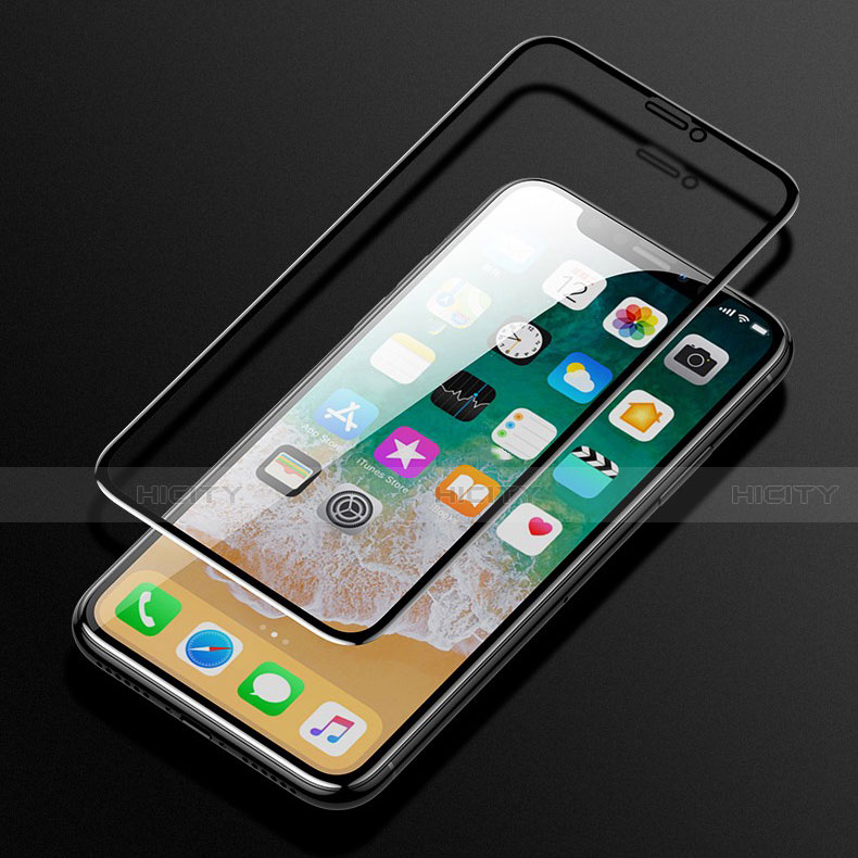 Film Protection Protecteur d'Ecran Verre Trempe Integrale F03 pour Apple iPhone 11 Pro Noir Plus