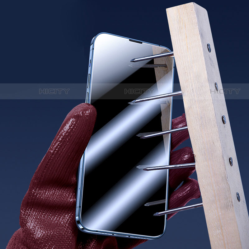 Film Protection Protecteur d'Ecran Verre Trempe Integrale F06 pour Apple iPhone 13 Pro Max Noir Plus