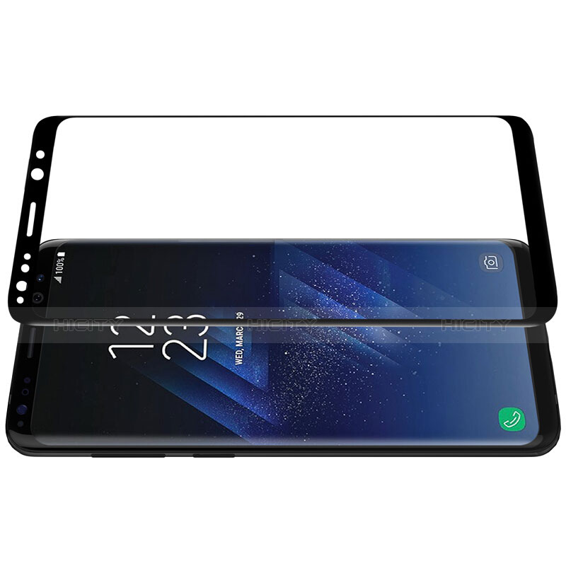 Film Protection Protecteur d'Ecran Verre Trempe Integrale F07 pour Samsung Galaxy S9 Noir Plus