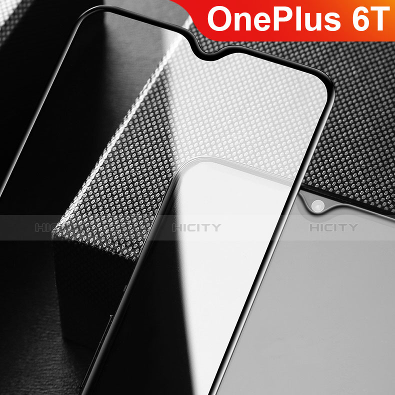 Film Protection Protecteur d'Ecran Verre Trempe Integrale F09 pour OnePlus 6T Noir Plus