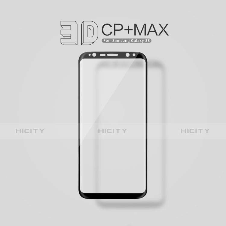 Film Protection Protecteur d'Ecran Verre Trempe Integrale F12 pour Samsung Galaxy S8 Plus Noir Plus