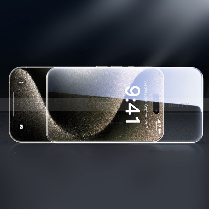 Film Protection Protecteur d'Ecran Verre Trempe Integrale U04 pour Apple iPhone 14 Plus Noir Plus