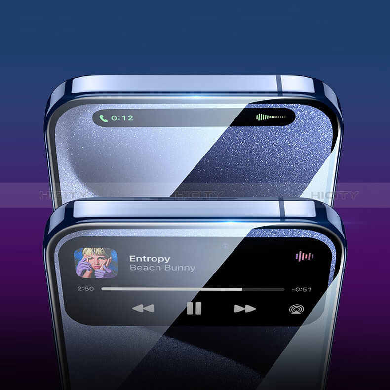 Film Protection Protecteur d'Ecran Verre Trempe Integrale U06 pour Apple iPhone 14 Pro Noir Plus
