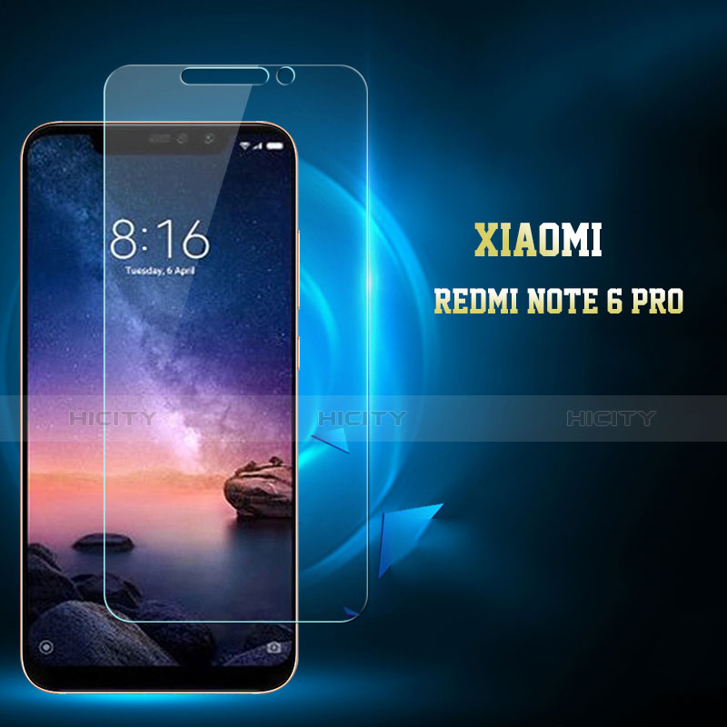 Film Protection Verre Trempe Protecteur d'Ecran pour Xiaomi Redmi Note 6 Pro Clair Plus