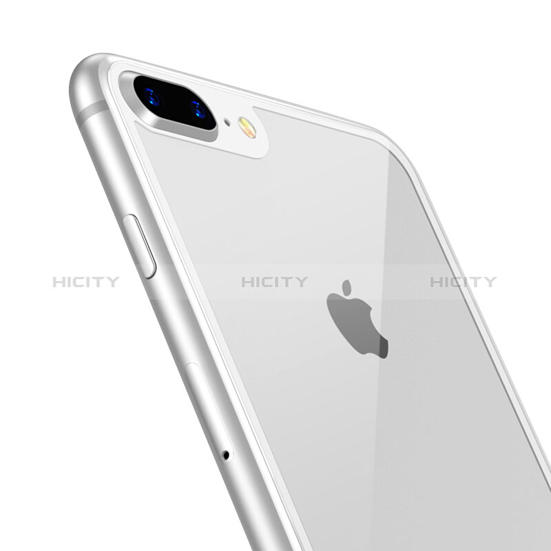 Film Verre Trempe Arriere Protecteur d'Ecran D01 pour Apple iPhone 7 Plus Blanc Plus