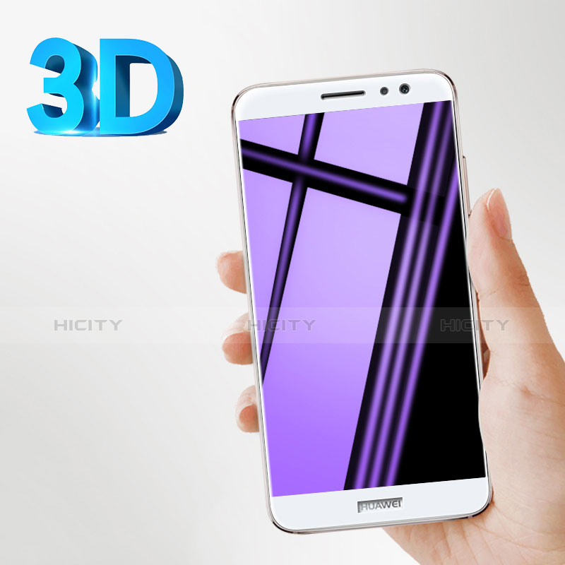 Film Verre Trempe Protecteur d'Ecran 3D pour Huawei G9 Plus Blanc Plus