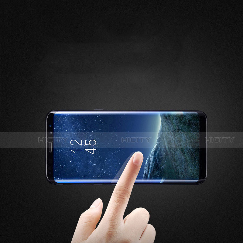 Film Verre Trempe Protecteur d'Ecran 4D pour Samsung Galaxy S8 Clair Plus