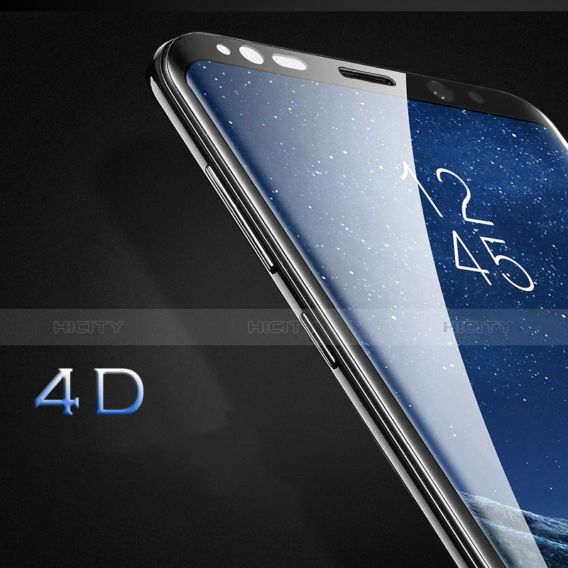 Film Verre Trempe Protecteur d'Ecran 4D pour Samsung Galaxy S8 Clair Plus