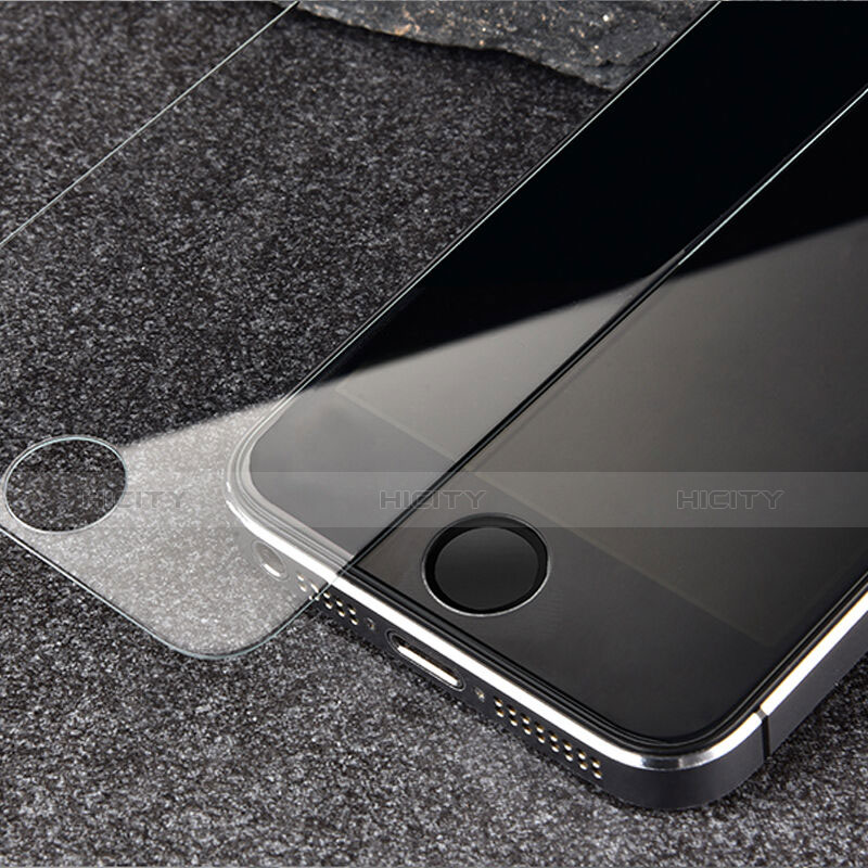 Film Verre Trempe Protecteur d'Ecran pour Apple iPhone 5 Clair Plus