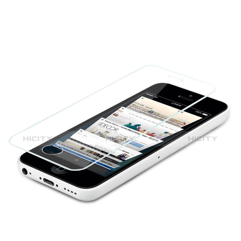 Film Verre Trempe Protecteur d'Ecran pour Apple iPhone 5C Clair Plus