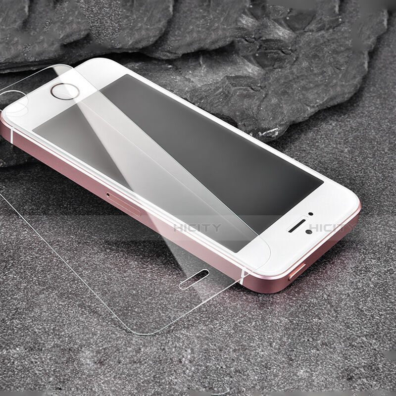 Film Verre Trempe Protecteur d'Ecran pour Apple iPhone SE Clair Plus