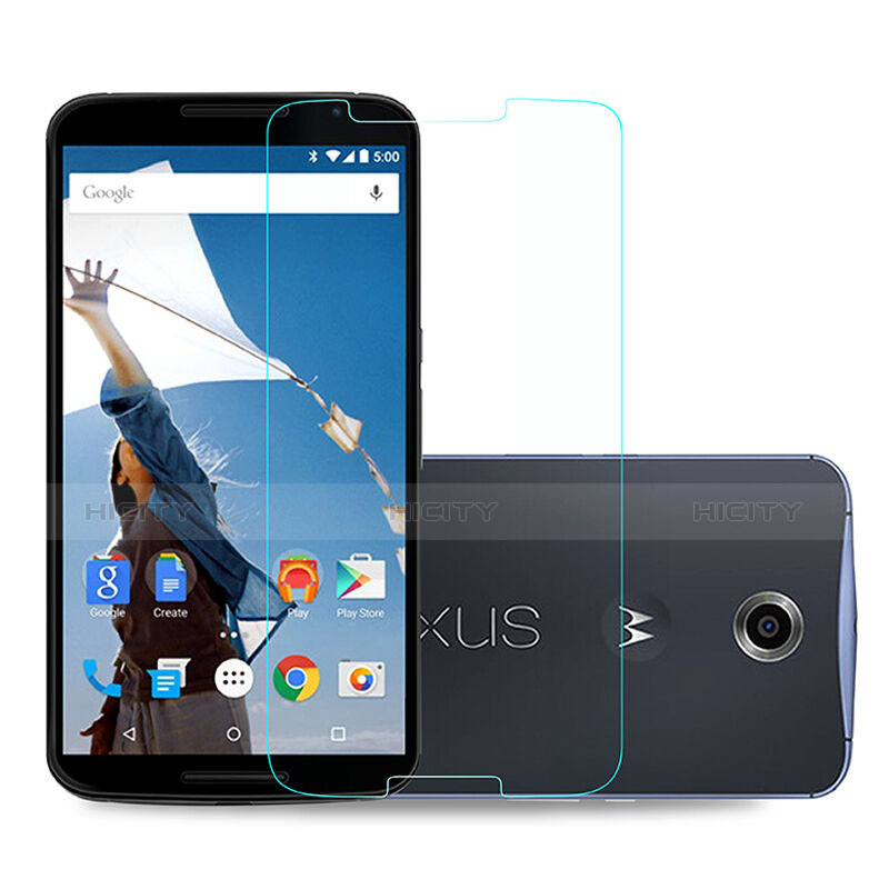 Film Verre Trempe Protecteur d'Ecran pour Google Nexus 6 Clair Plus