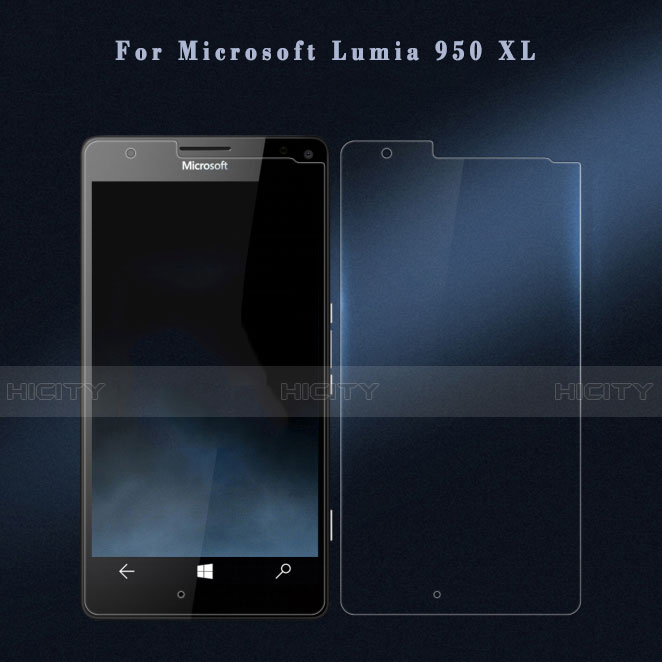 Film Verre Trempe Protecteur d'Ecran pour Microsoft Lumia 950 XL Clair Plus