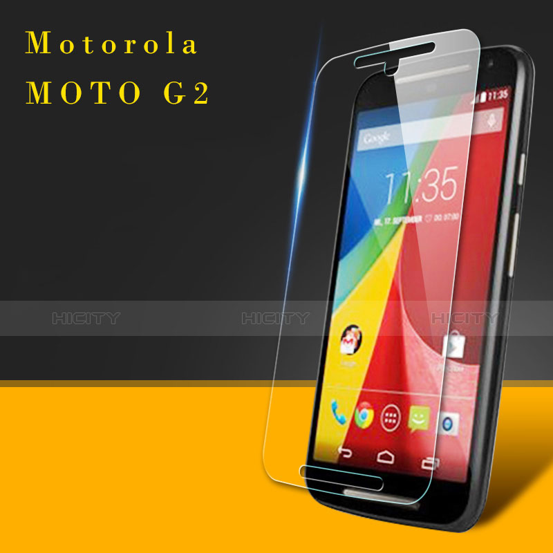 Film Verre Trempe Protecteur d'Ecran pour Motorola Moto G (2nd Gen) Clair Plus