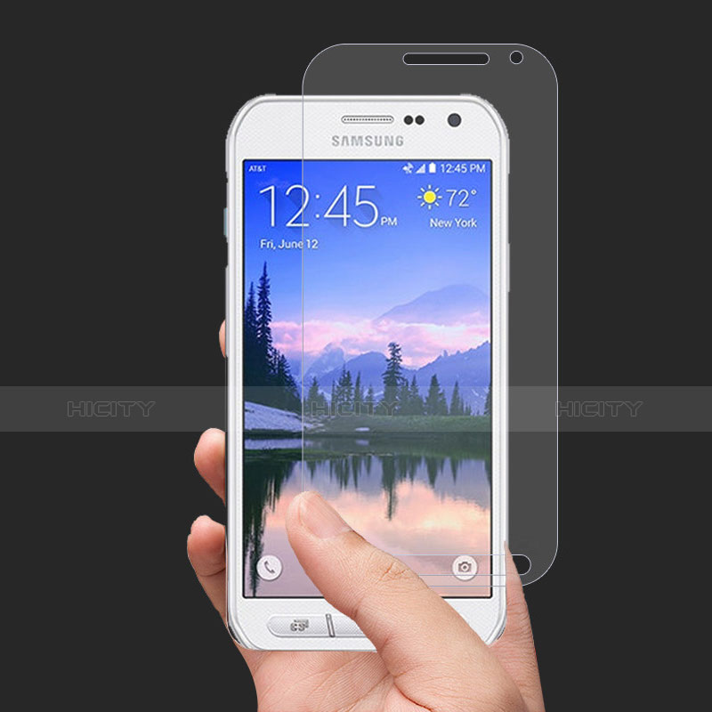 Film Verre Trempe Protecteur d'Ecran T01 pour Samsung Galaxy S6 Active G890 Clair Plus