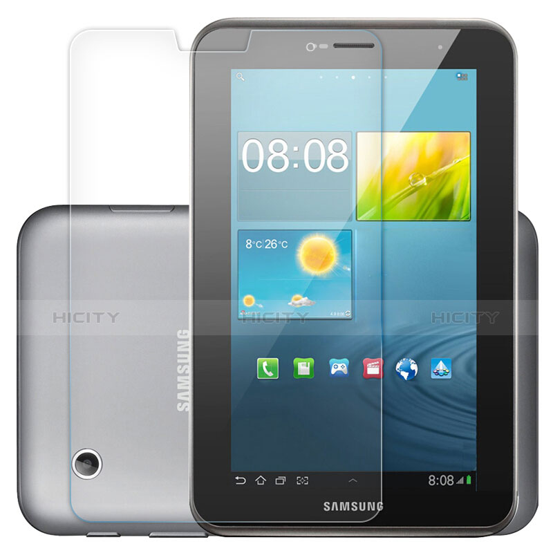 Film Verre Trempe Protecteur d'Ecran T01 pour Samsung Galaxy Tab 2 7.0 P3100 P3110 Clair Plus