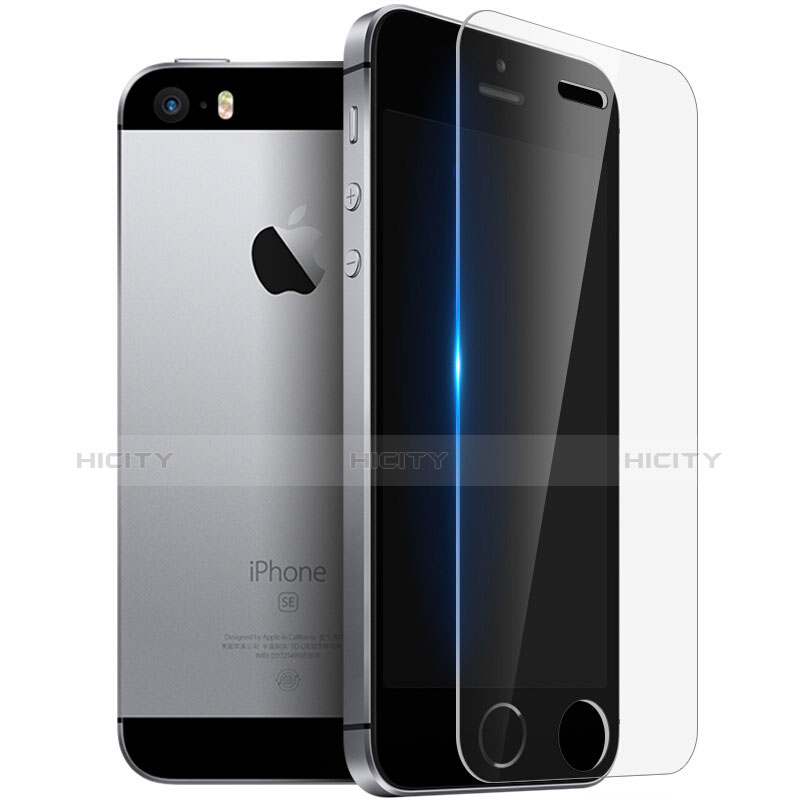 Film Verre Trempe Protecteur d'Ecran T03 pour Apple iPhone 5 Clair Plus