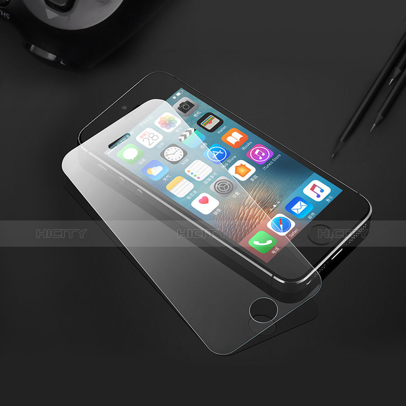 Film Verre Trempe Protecteur d'Ecran T04 pour Apple iPhone SE Clair Plus
