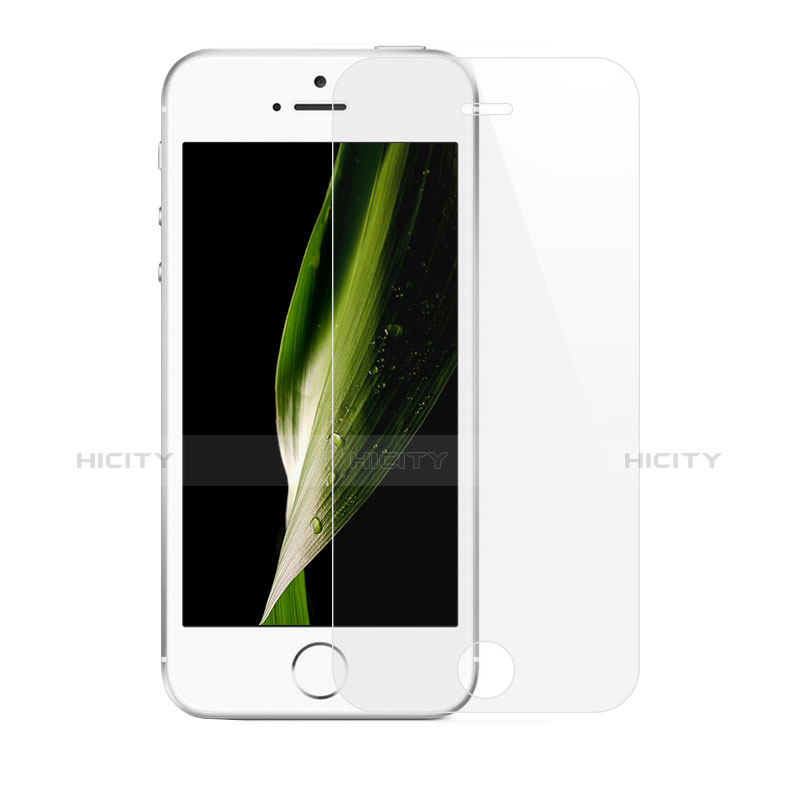 Film Verre Trempe Protecteur d'Ecran T05 pour Apple iPhone 5S Clair Plus