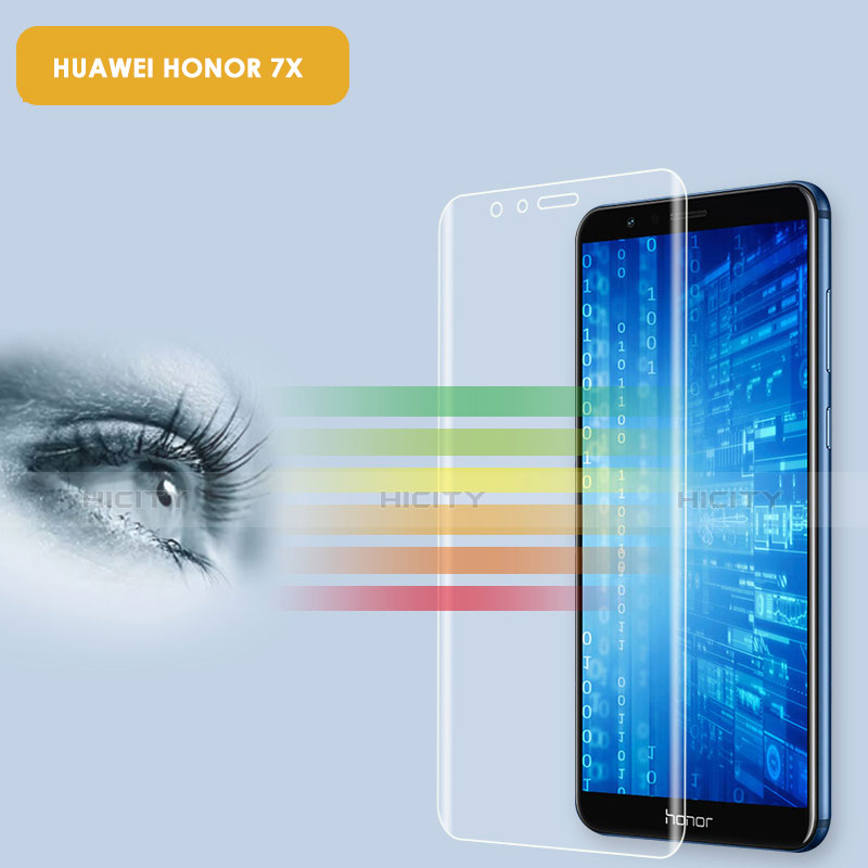 Film Verre Trempe Protecteur d'Ecran T07 pour Huawei Honor 7X Clair Plus