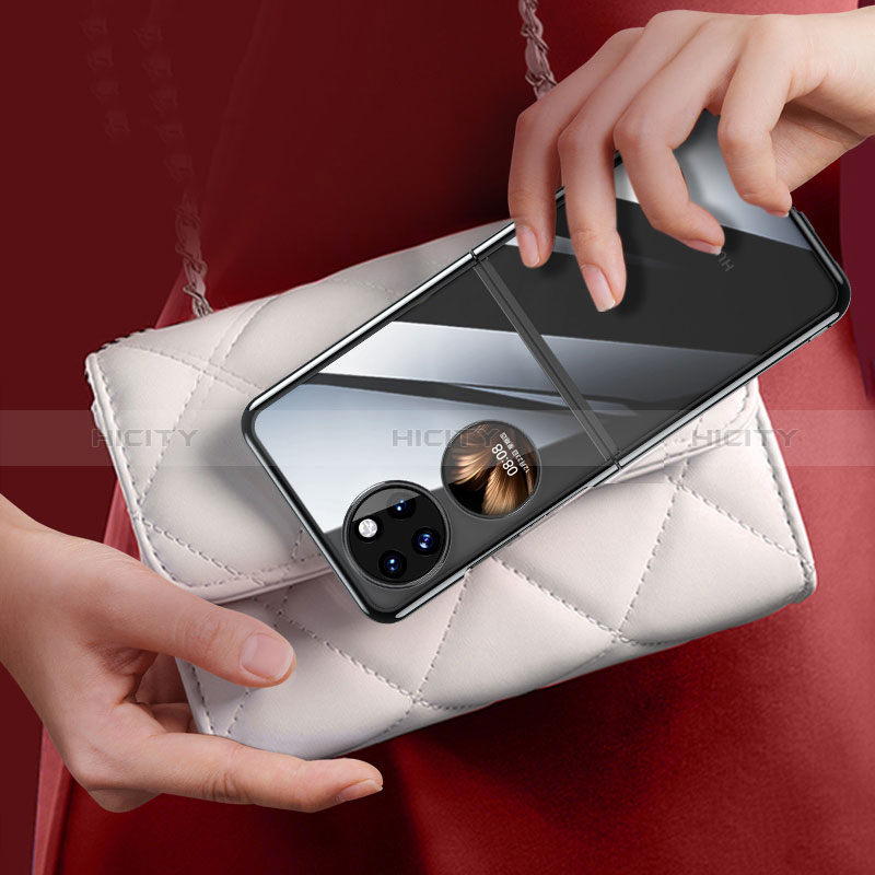 Housse Antichocs Rigide Transparente Crystal LD1 pour Huawei P60 Pocket Plus
