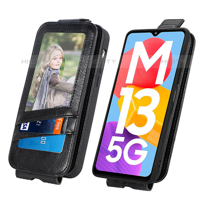 Housse Clapet Portefeuille Cuir pour Samsung Galaxy M13 5G Plus