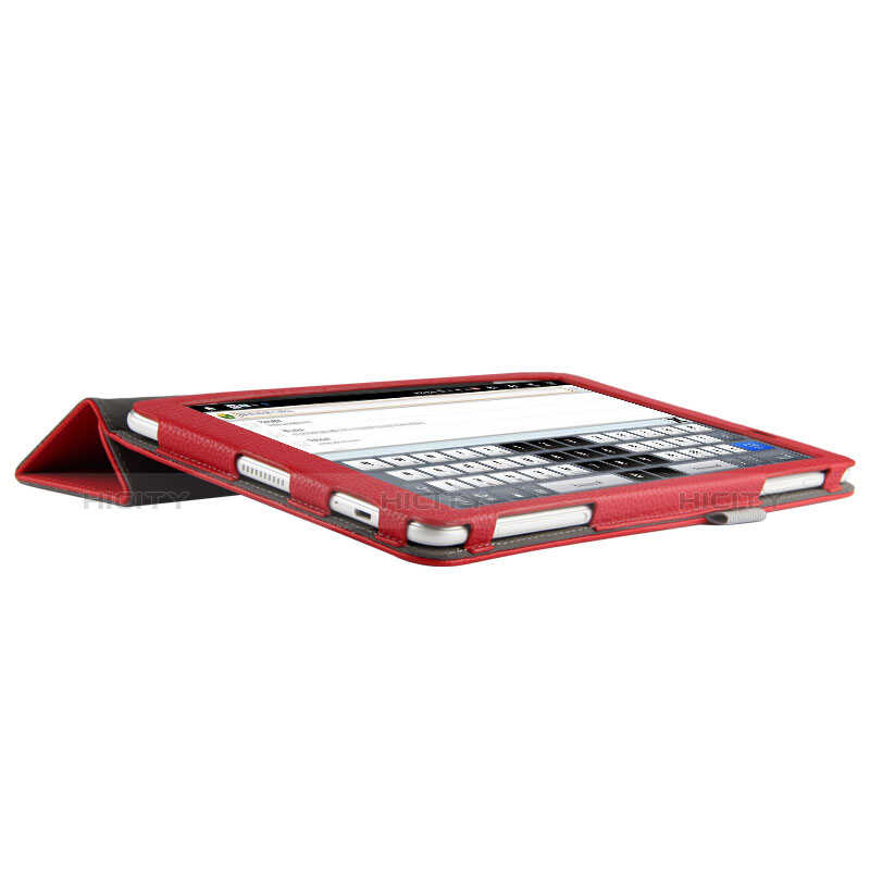 Housse Clapet Portefeuille Livre Cuir pour Huawei MediaPad M2 10.1 FDR-A03L FDR-A01W Rouge Plus