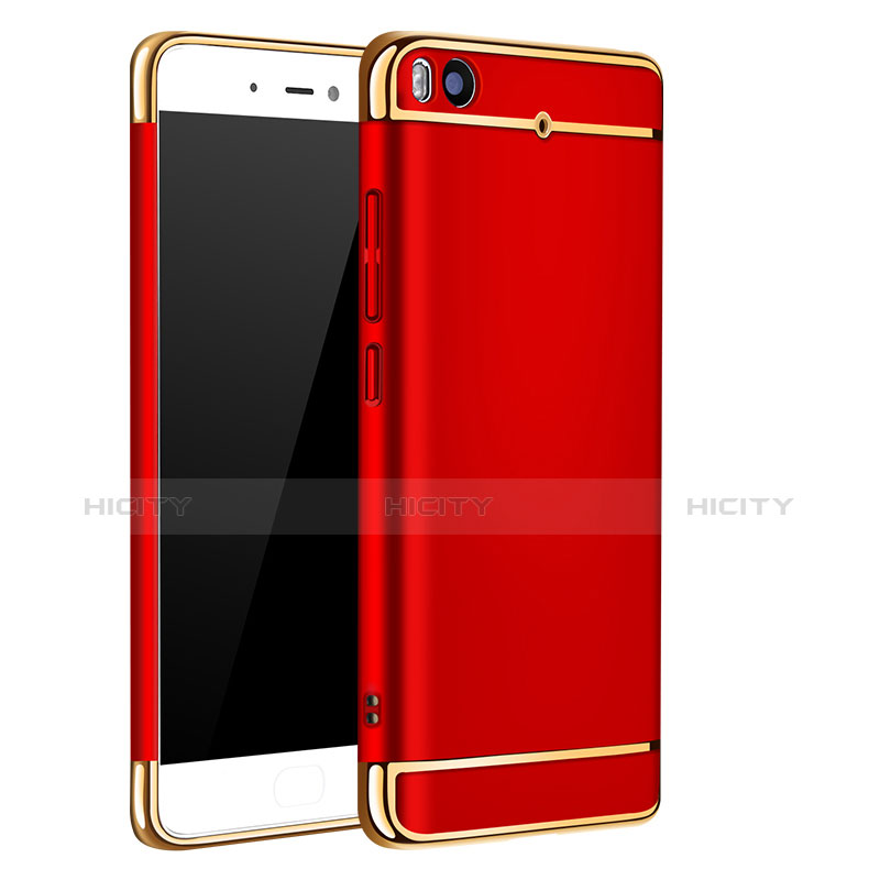 Housse Contour Luxe Metal et Plastique pour Xiaomi Mi 5S 4G Rouge Plus