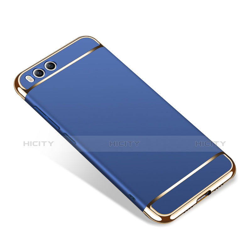 Housse Contour Luxe Metal et Plastique pour Xiaomi Mi 6 Bleu Plus