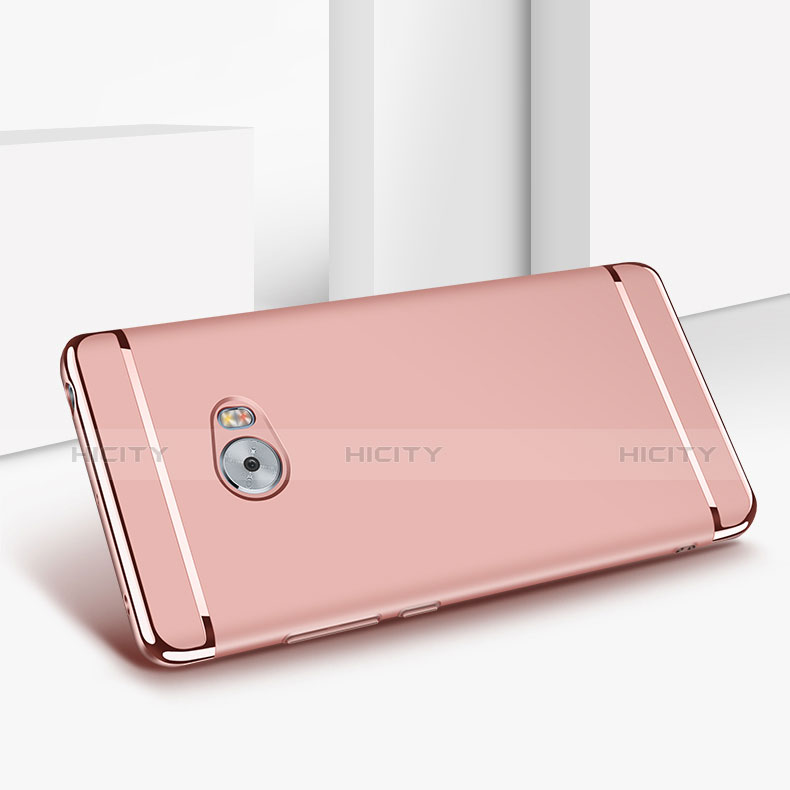 Housse Contour Luxe Metal et Plastique pour Xiaomi Mi Note 2 Or Rose Plus