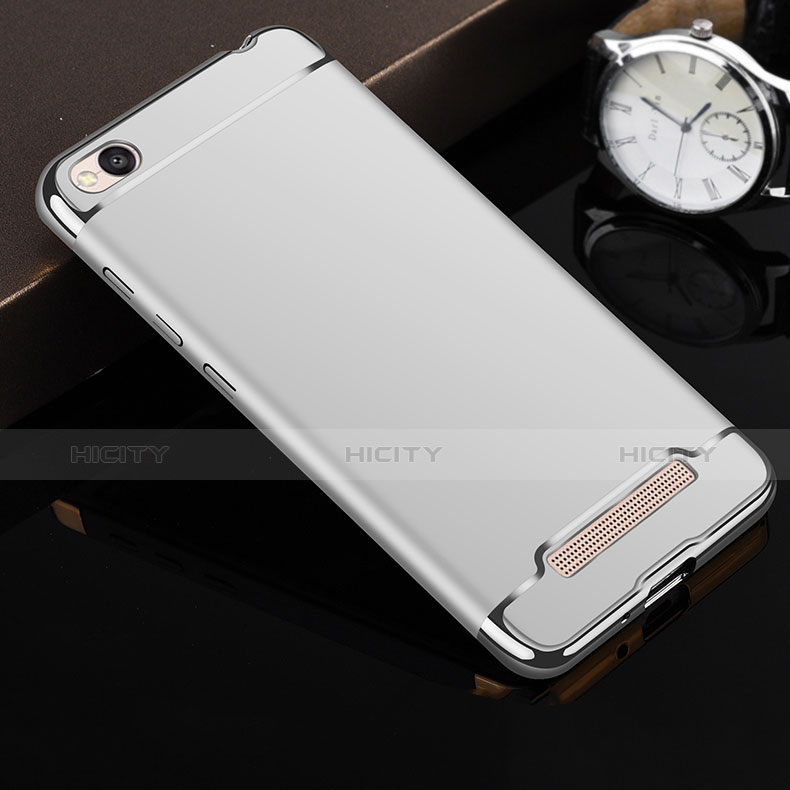 Housse Contour Luxe Metal et Plastique pour Xiaomi Redmi 4A Argent Plus