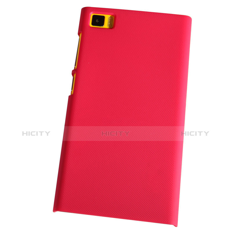 Housse Plastique Rigide Mailles Filet pour Xiaomi Mi 3 Rouge Plus