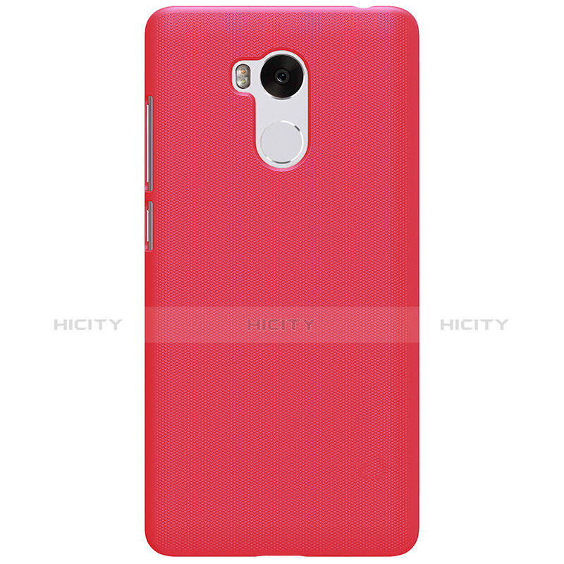 Housse Plastique Rigide Mailles Filet pour Xiaomi Redmi 4 Prime High Edition Rouge Plus