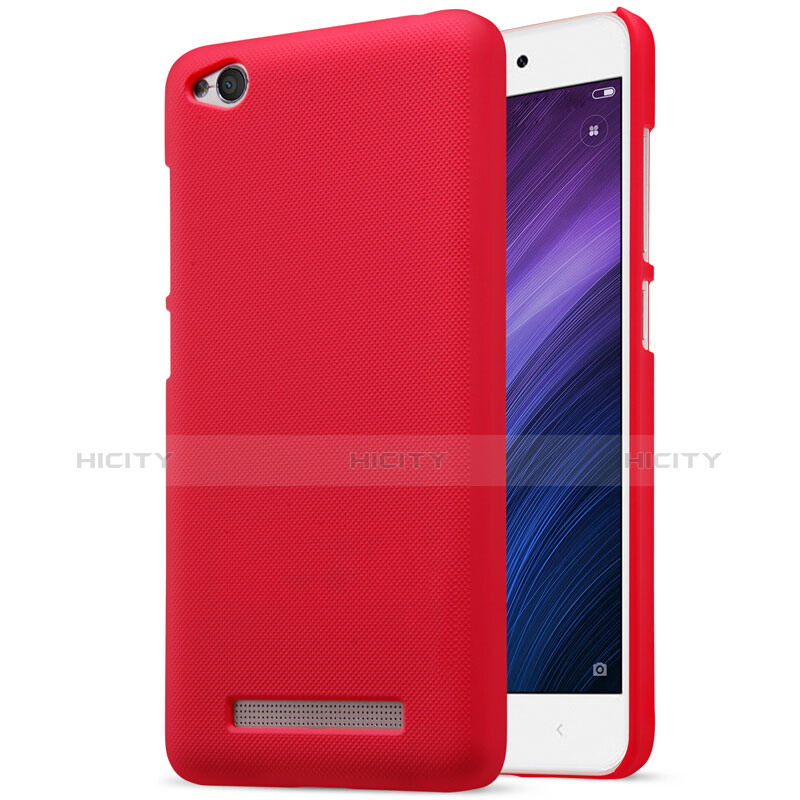 Housse Plastique Rigide Mailles Filet pour Xiaomi Redmi 4A Rouge Plus