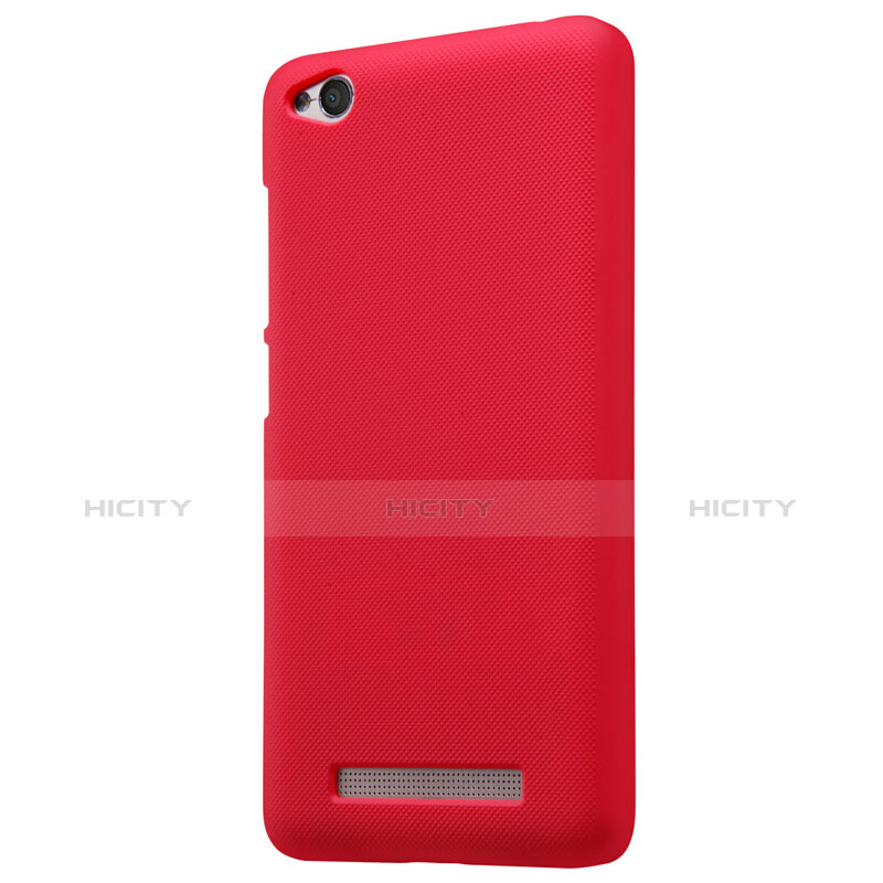 Housse Plastique Rigide Mailles Filet pour Xiaomi Redmi 4A Rouge Plus