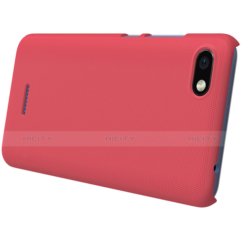 Housse Plastique Rigide Mailles Filet pour Xiaomi Redmi 6A Rouge Plus