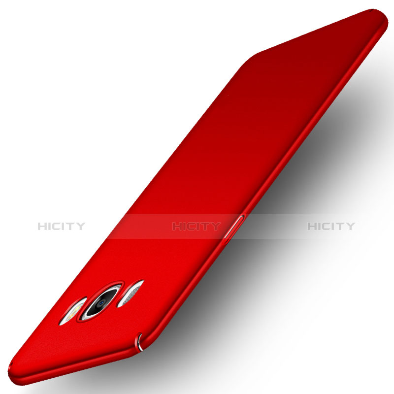 Housse Plastique Rigide Mat M01 pour Samsung Galaxy J7 (2016) J710F J710FN Rouge Plus