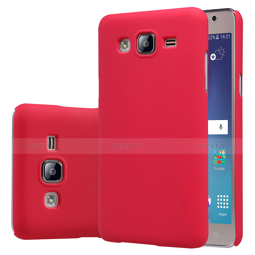 Housse Plastique Rigide Mat M02 pour Samsung Galaxy On5 Pro Rouge Plus